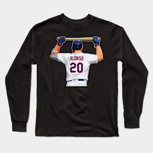 Pete Alonso #20 Bats Styles Long Sleeve T-Shirt